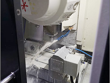 CNC钻攻机零件加工-四轴旋转切削